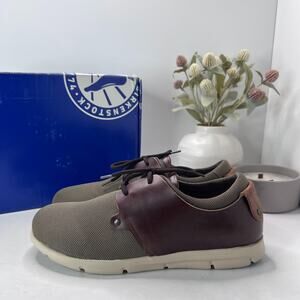Birkenstock Minot Leather/Textile Sneaker Brown Regular Fit Women 11/Men 9 NWB